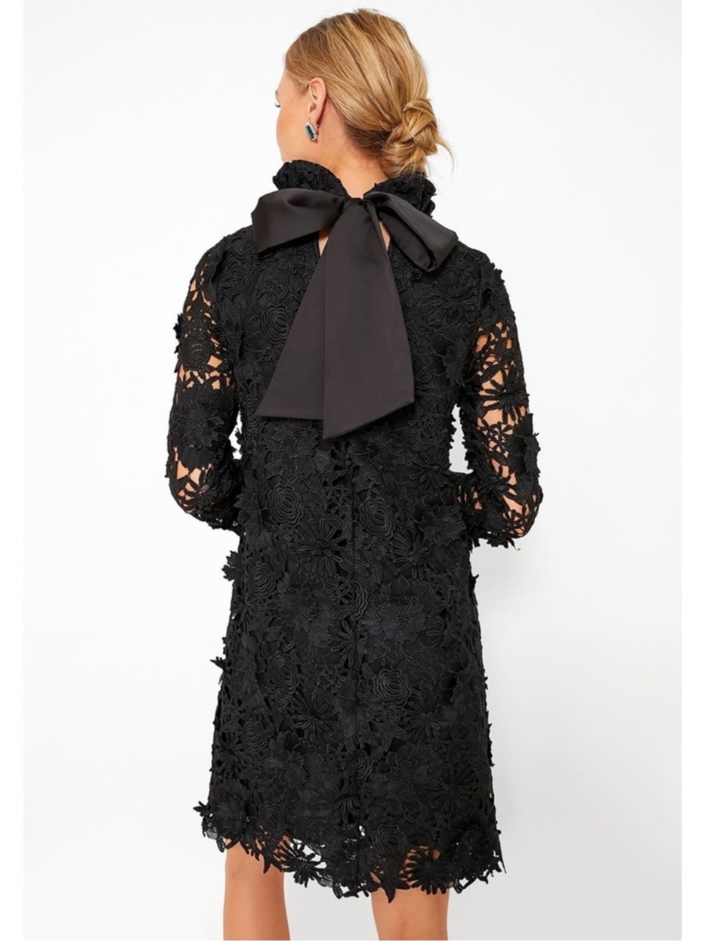 Tuckernuck Guipure Lace Daphne Dress Black Size S - Picture 3 of 16